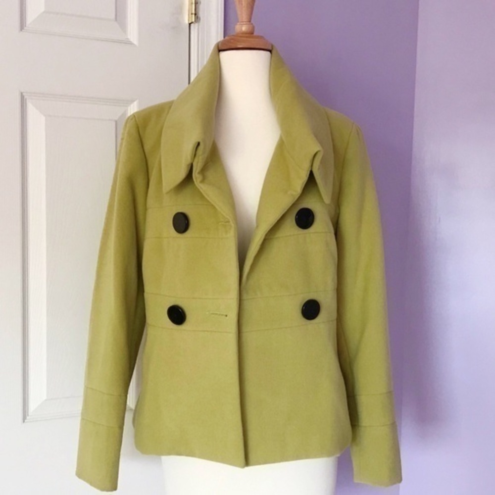 Sage green outerwear Coat